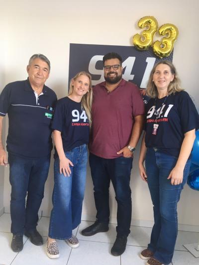  Campo Abeto FM comemorou com os ouvintes, 33 anos com programaÃ§Ã£o especial